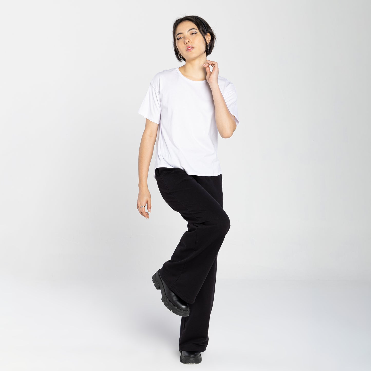 Tech T-Shirt Anti Odor Boxy Feminina - Branco