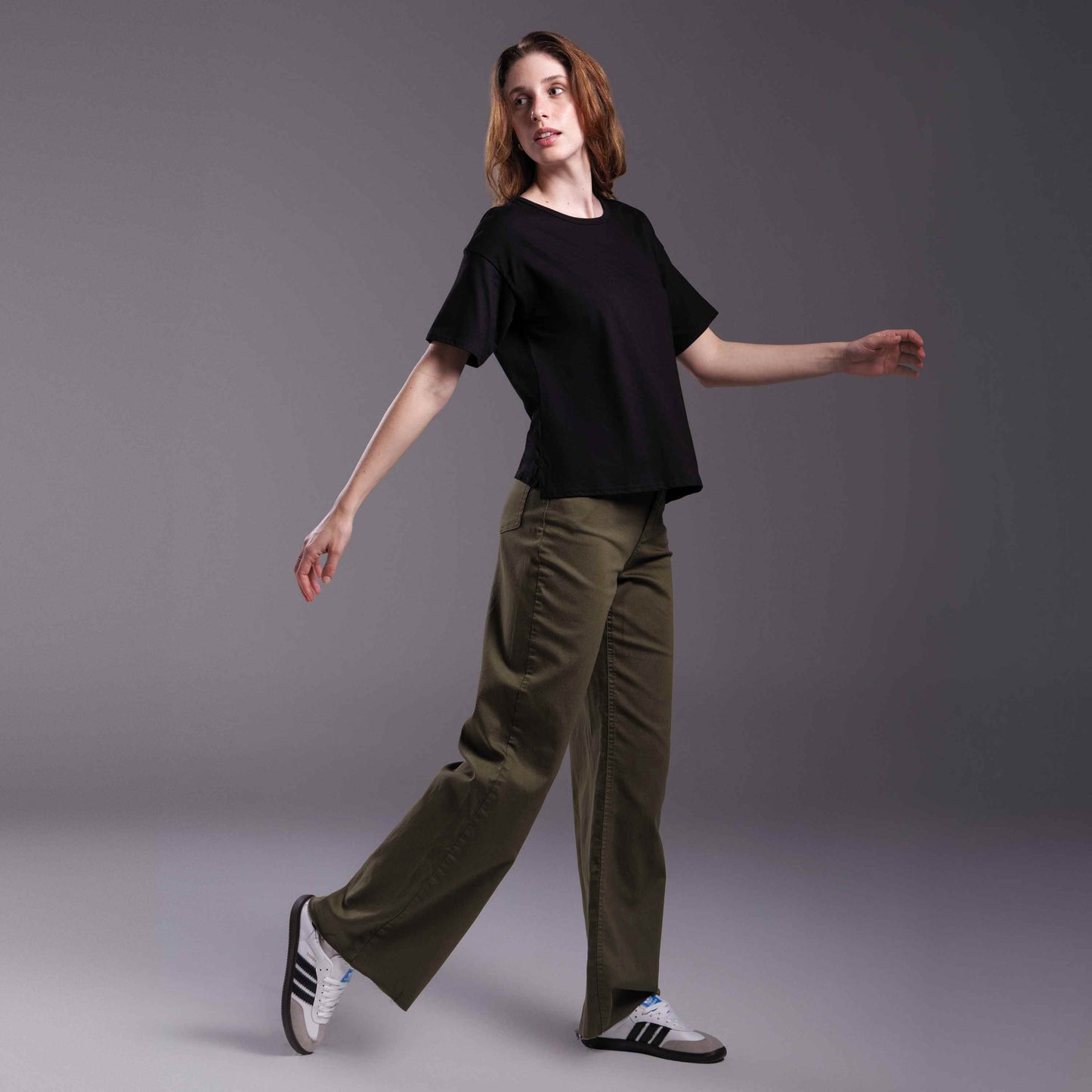 Tech T-Shirt Anti Odor Boxy Feminina - Preto