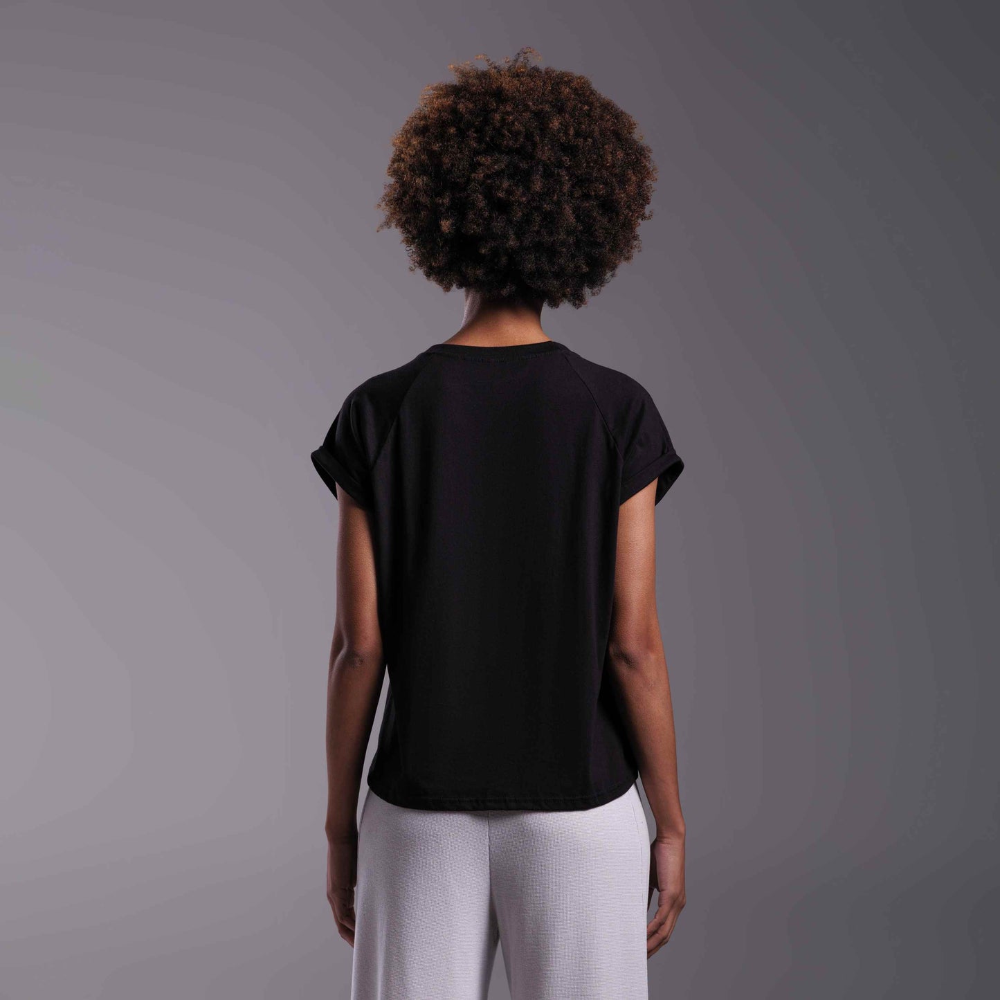 Tech T-Shirt Anti Odor Raglan Feminina - Preto