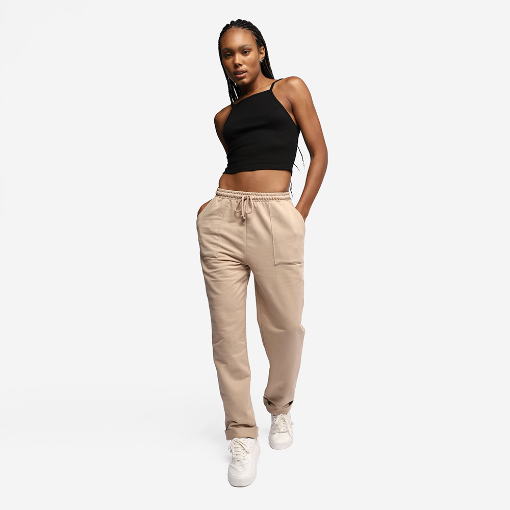 Cropped Decote Reto Ribana Feminino - Preto