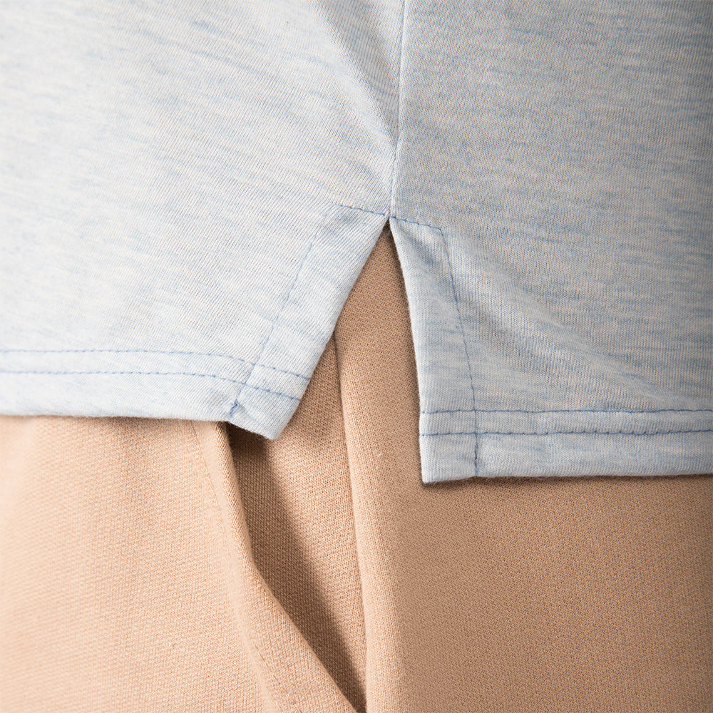 Camiseta Cropped Eco Plus Feminina - Azul Mineral