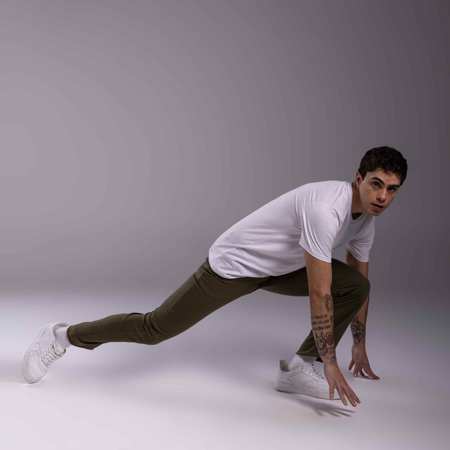 Tech T-Shirt Anti Odor Gola V Masculina - Branco