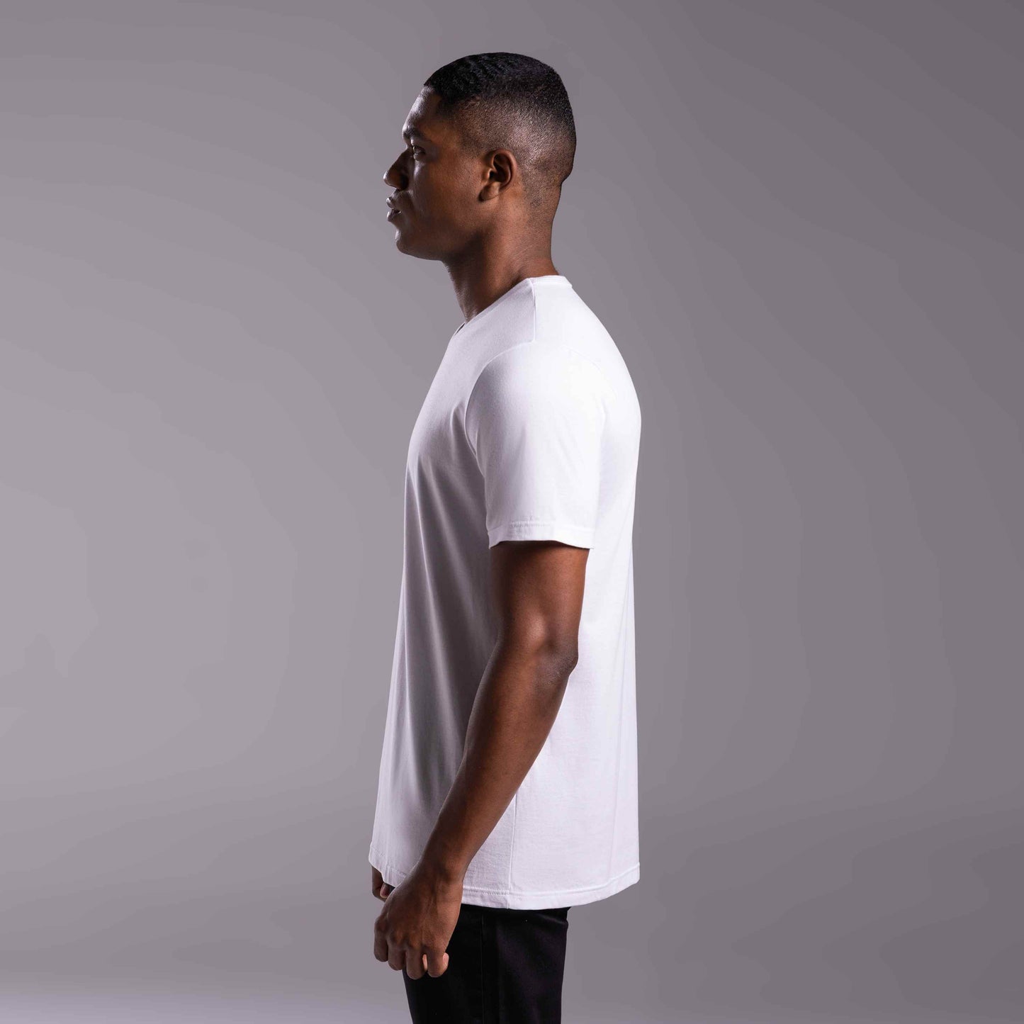 Tech T-Shirt Impermeável Gola V Masculina - Branco