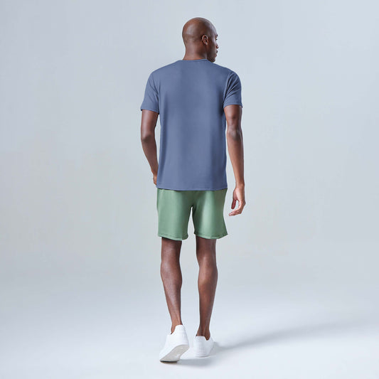 Tech T-Shirt NoLiquid Gola V Masculina - Azul Aviador