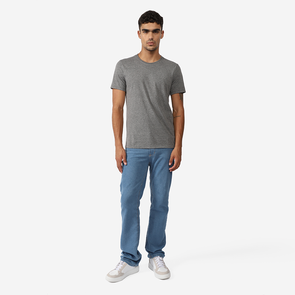 Tech T-Shirt Impermeável Masculina - Mescla Escuro