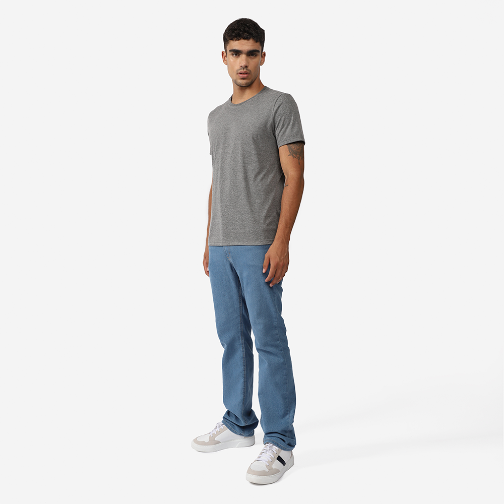 Tech T-Shirt Impermeável Masculina - Mescla Escuro