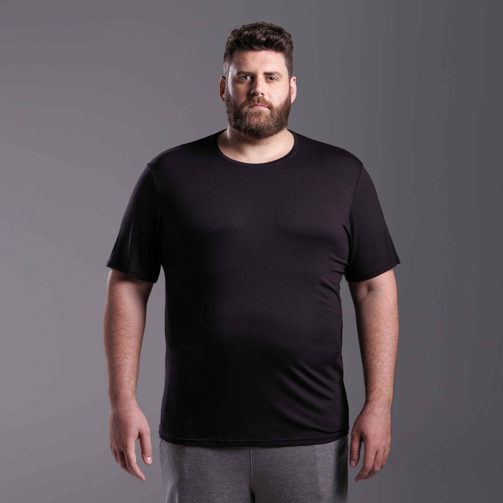 Tech T-Shirt Modal Plus Masculina - Preto