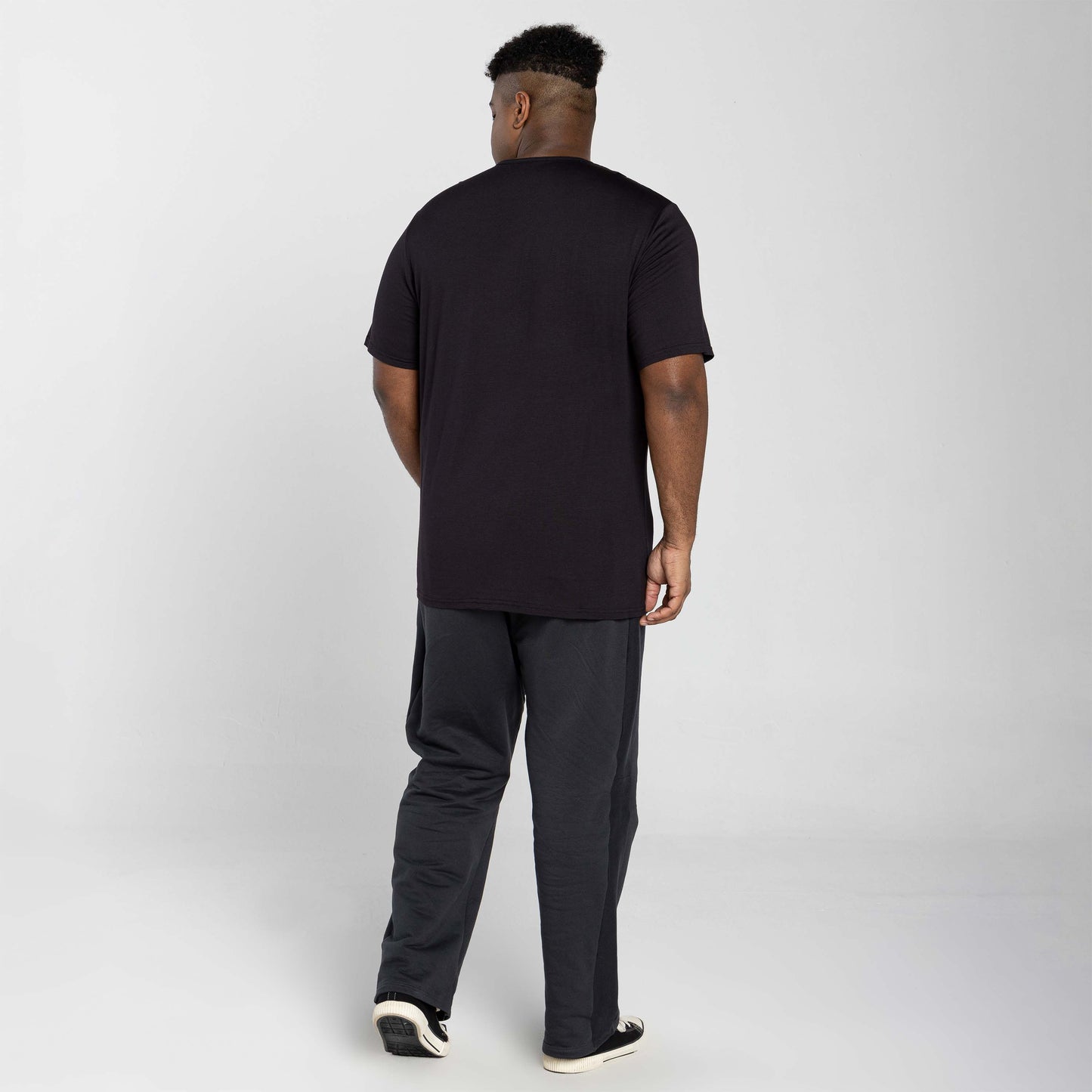 Tech T-Shirt Modal Plus Masculina - Preto