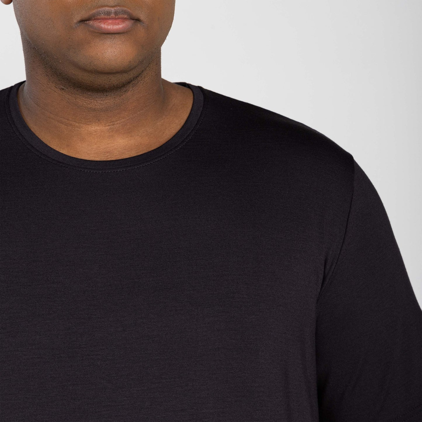 Tech T-Shirt Modal Plus Masculina - Preto