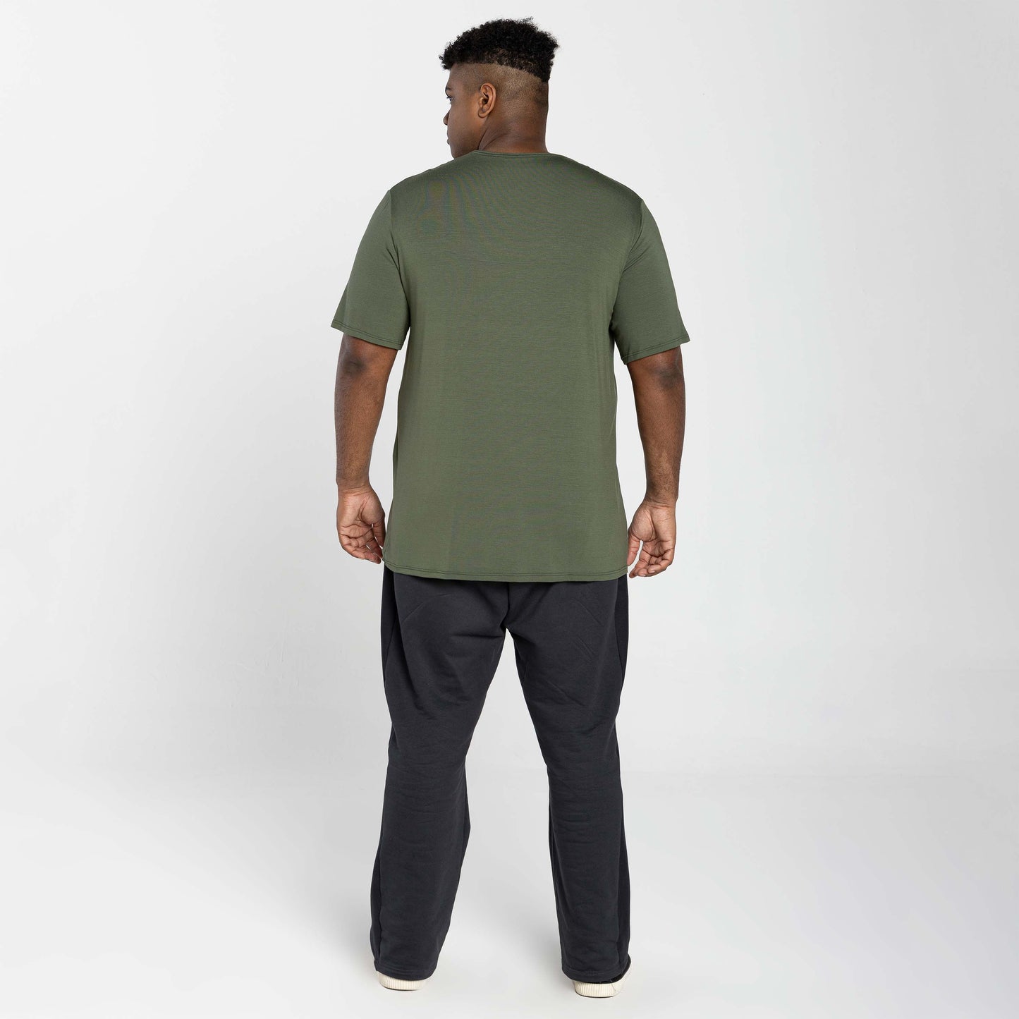 Tech T-Shirt Modal Plus Masculina - Verde Figo