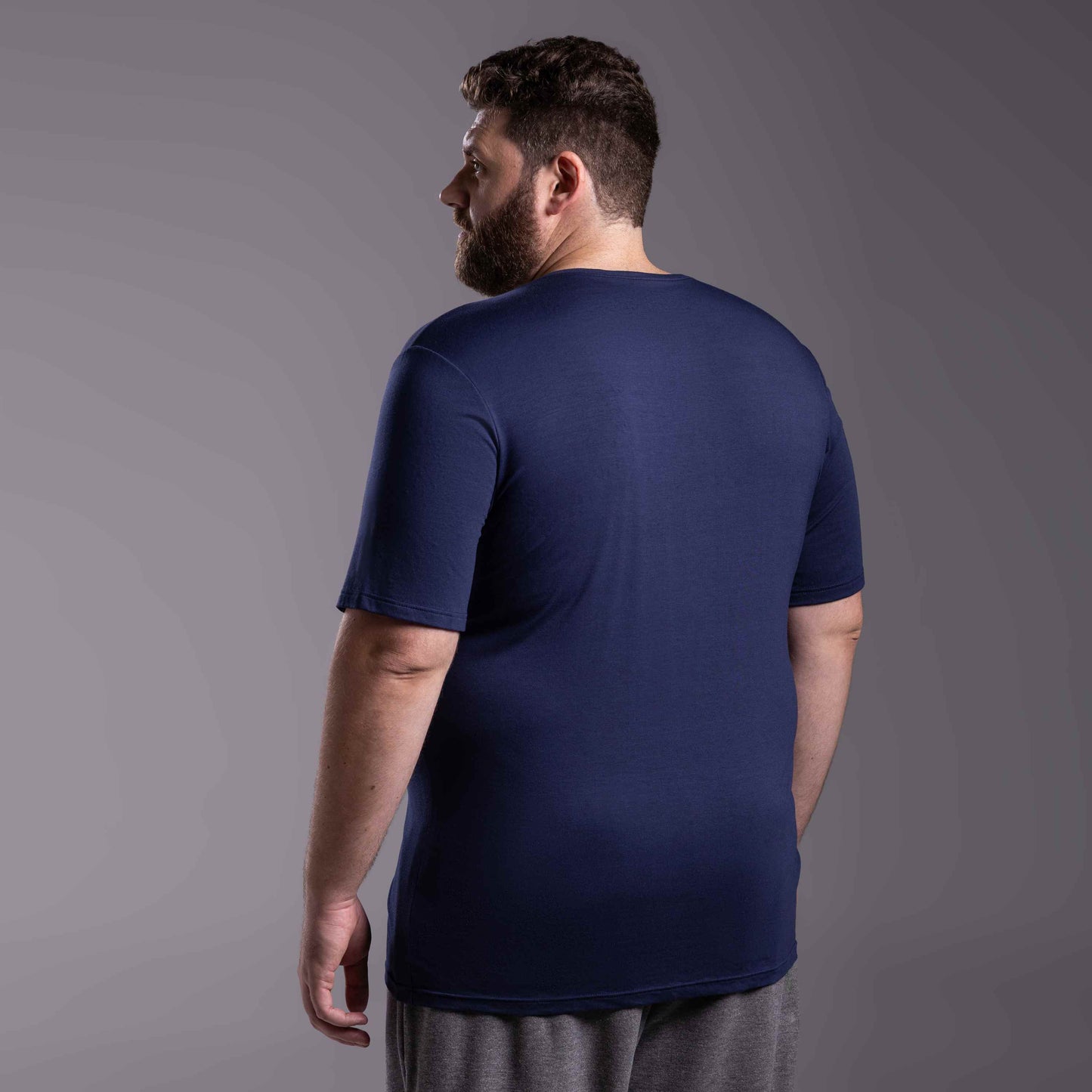 Tech T-Shirt Modal Plus Masculina - Azul Marinho