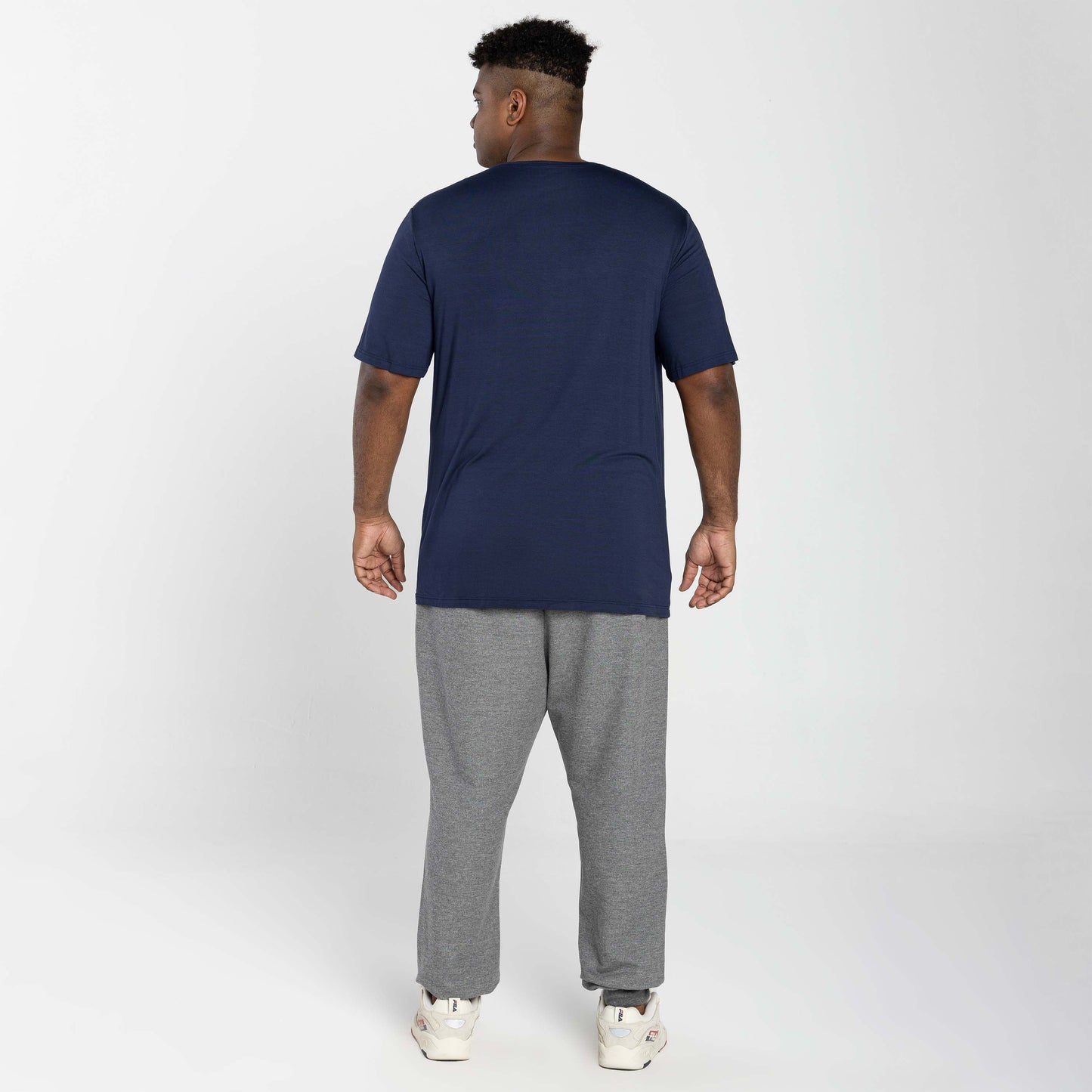 Tech T-Shirt Modal Plus Masculina - Azul Marinho