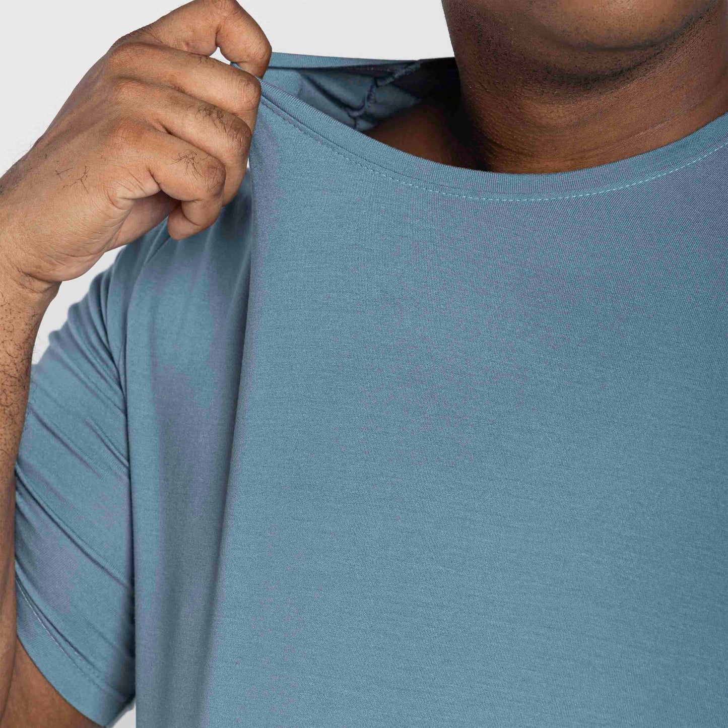 Tech T-Shirt Modal Plus Masculina - Azul Stone