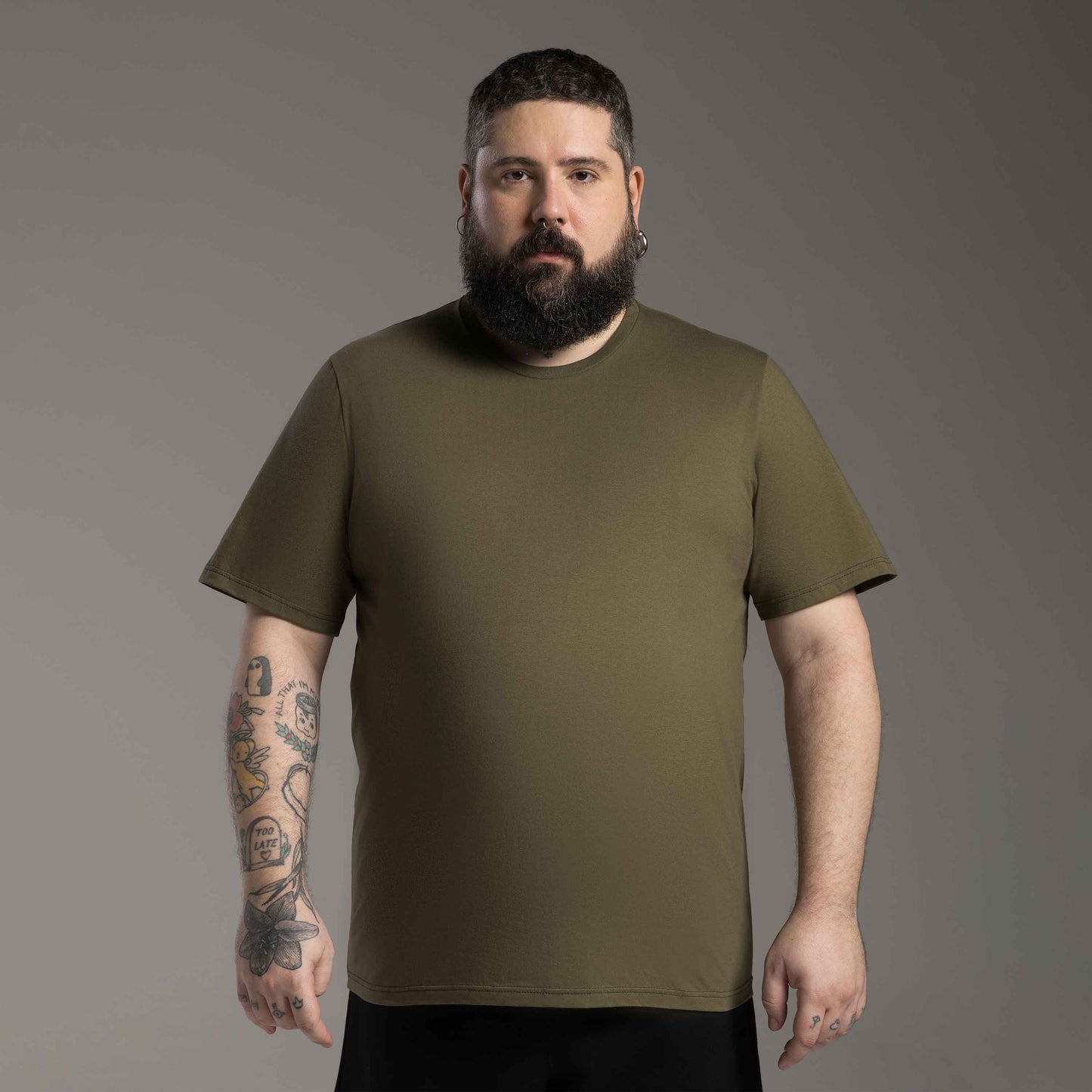 Tech T-Shirt Anti Odor Plus Masculina - Verde Tomilho