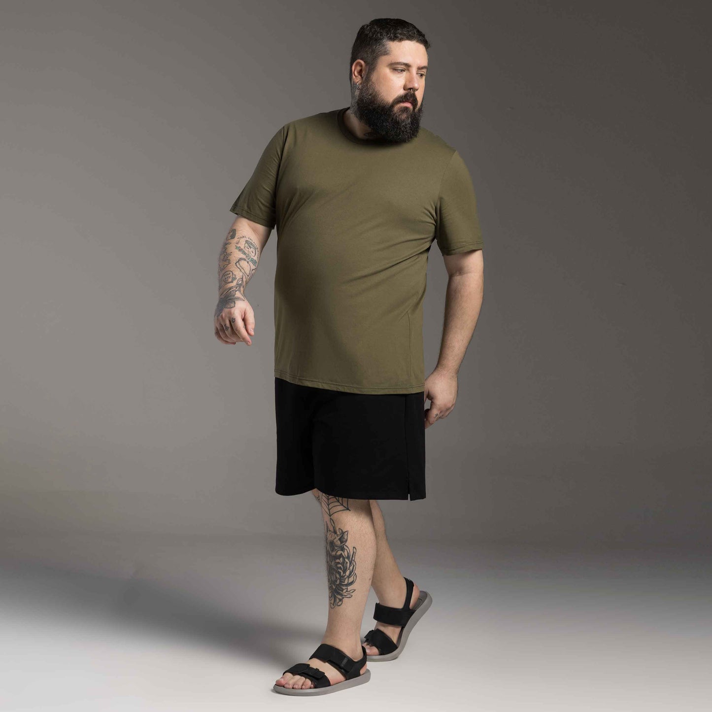 Tech T-Shirt Anti Odor Plus Masculina - Verde Tomilho