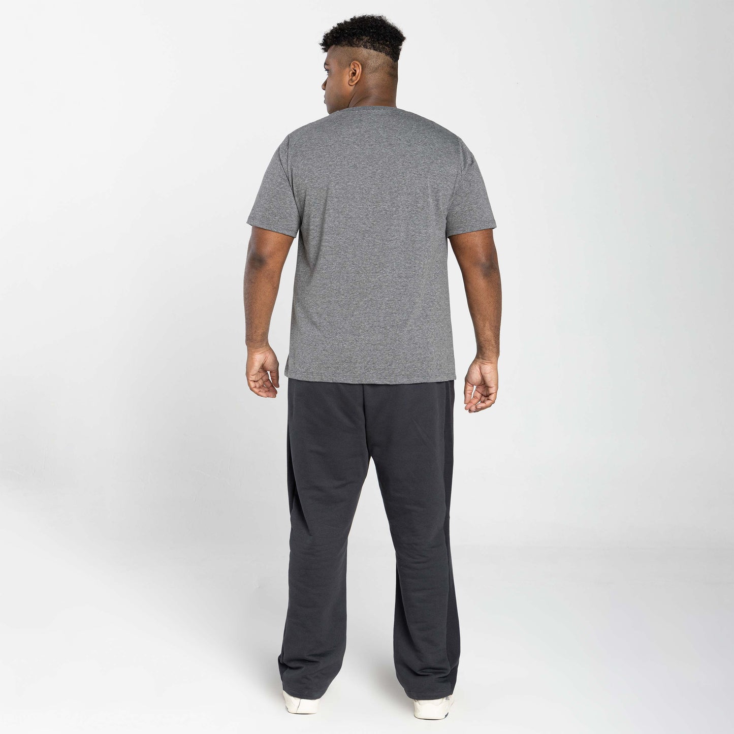 Tech T-Shirt Anti Odor Plus Masculina - Mescla Escuro