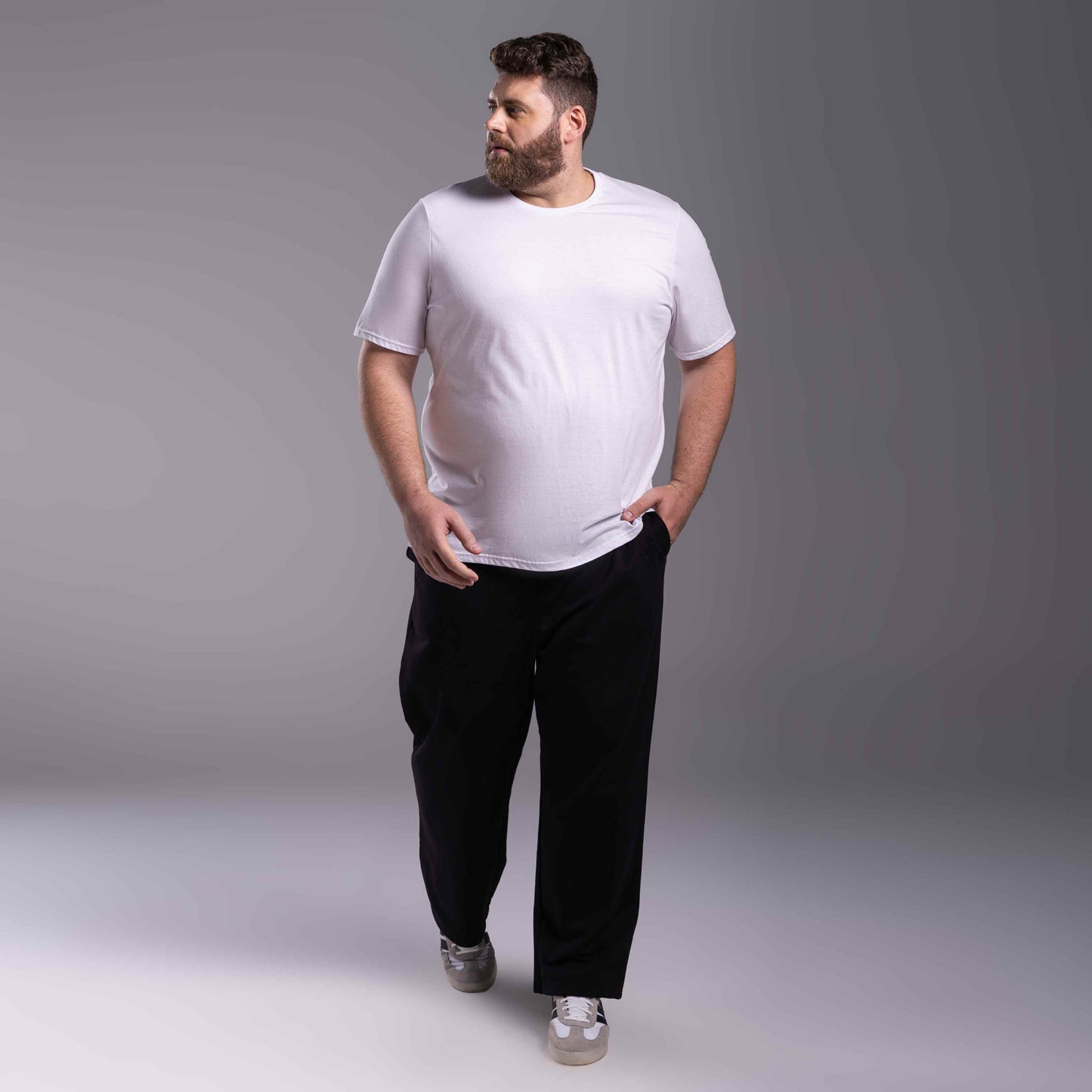 Tech T-shirt Impermeável Plus Masculina - Branco