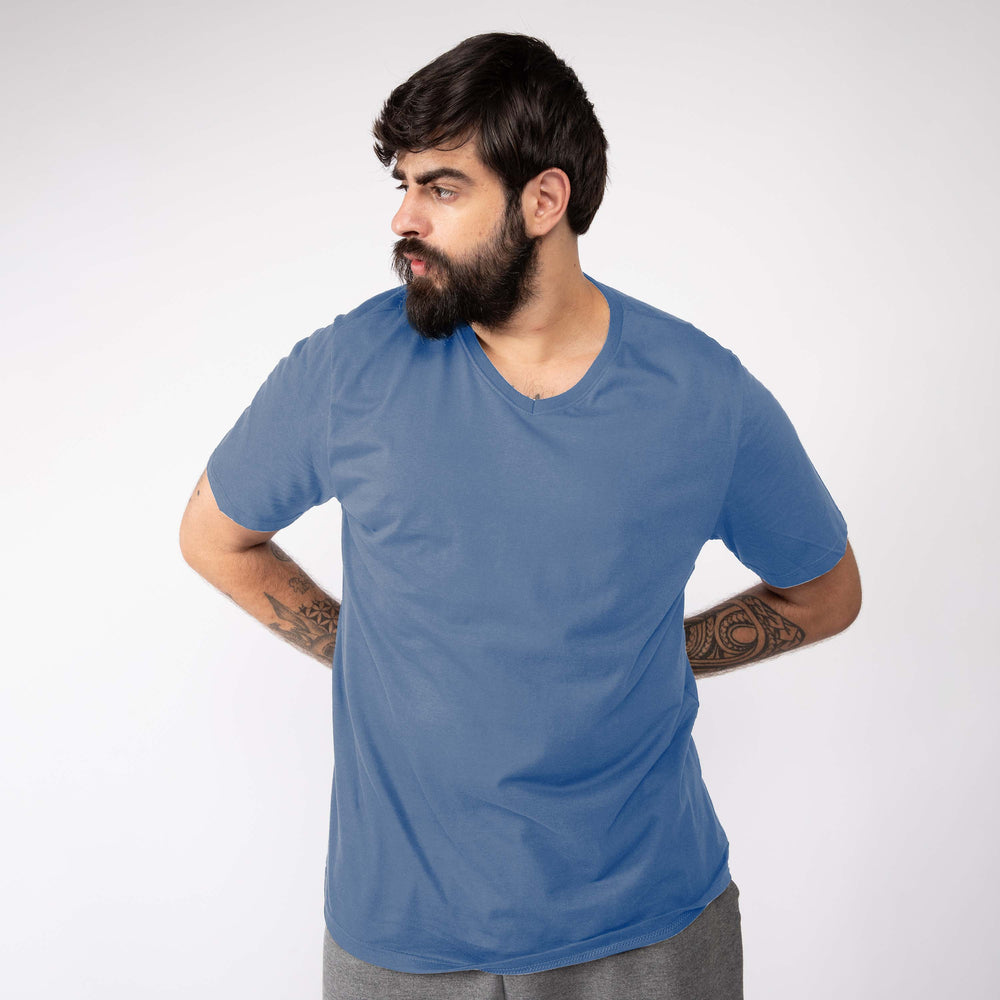 Tech T-shirt NoLiquid Plus Masculina - Azul Aviador