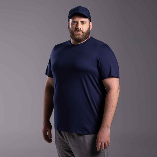 Tech T-shirt Impermeável Plus Masculina - Azul Marinho