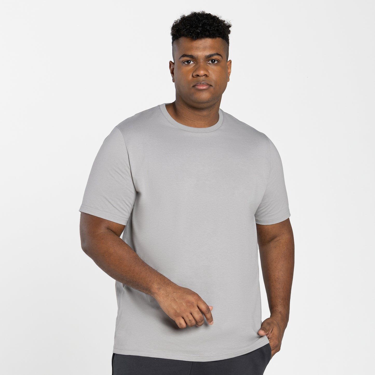 Tech T-shirt Impermeável Plus Masculina - Cinza Titanio