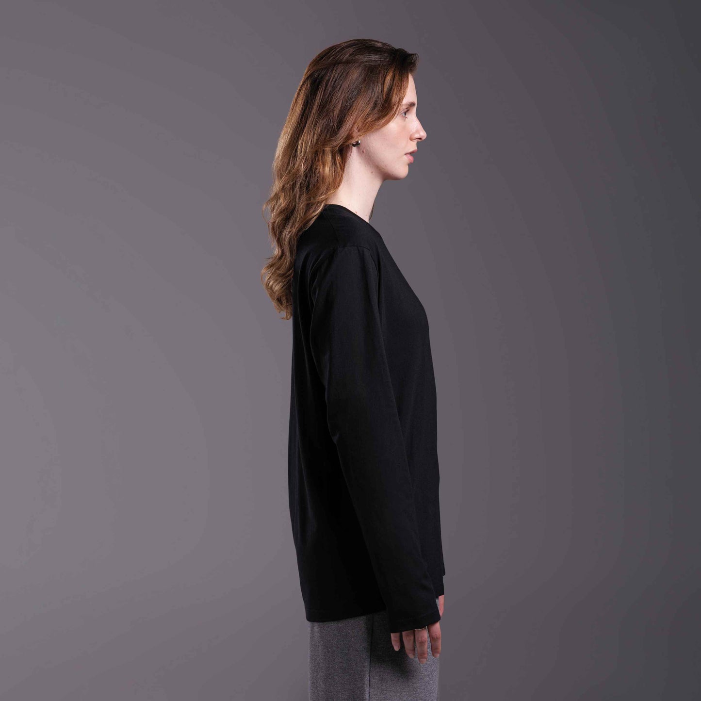 Tech T-Shirt UV Manga Longa Feminina - Preto