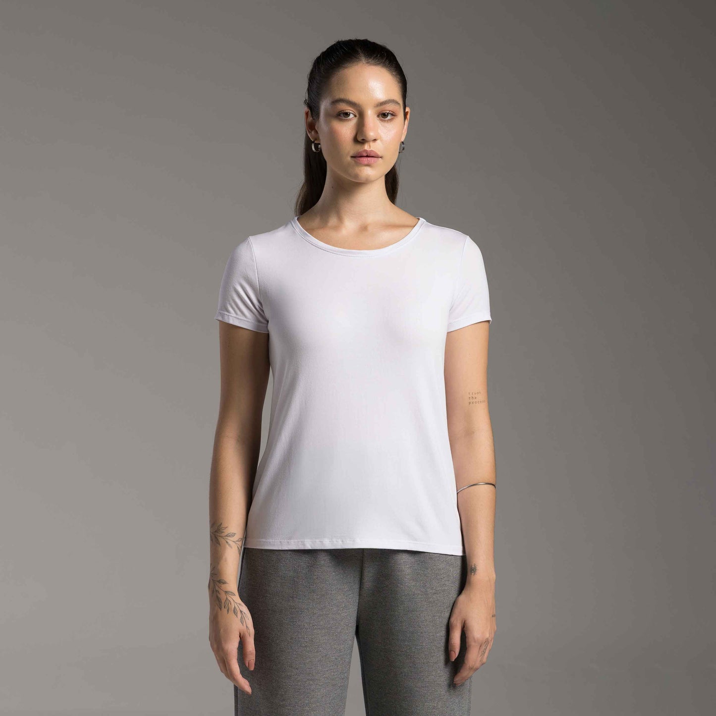Tech T-Shirt Modal Feminina - Branco