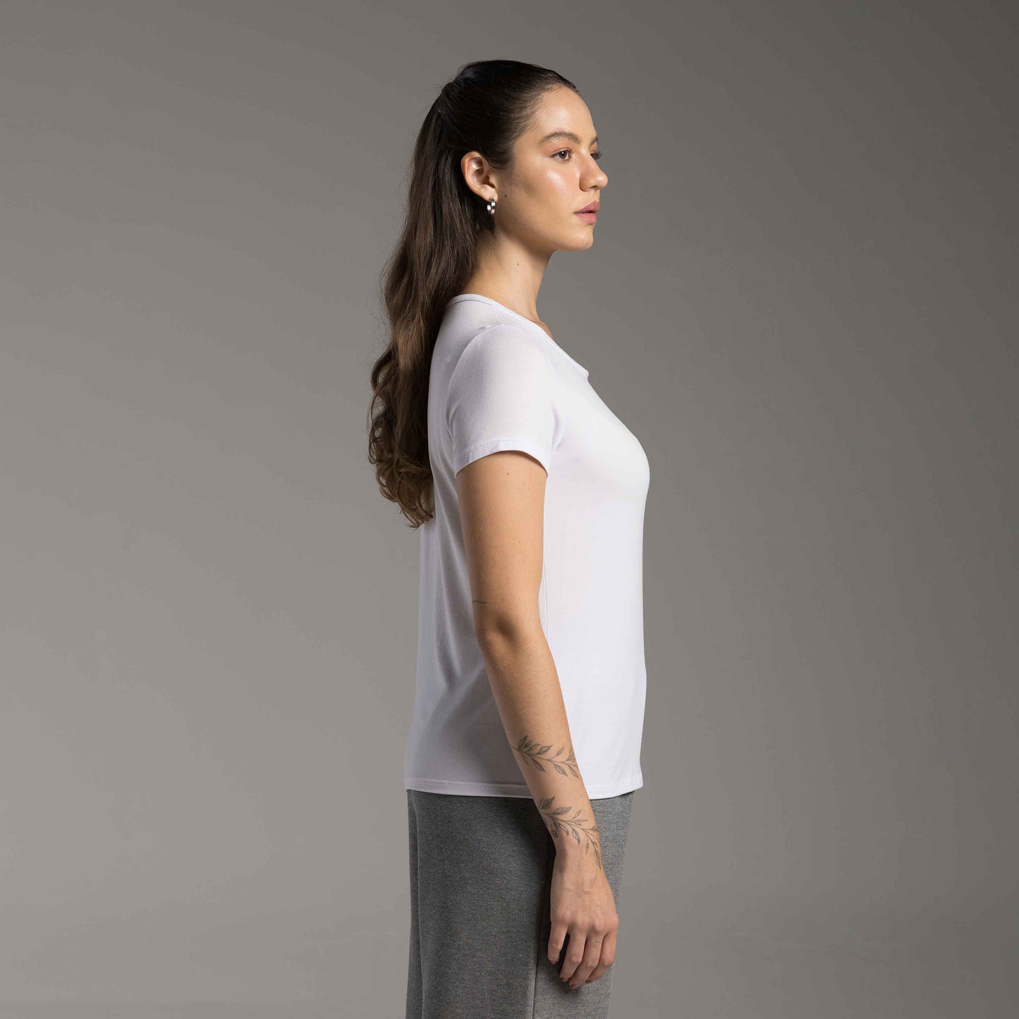 Tech T-Shirt Modal Feminina - Branco