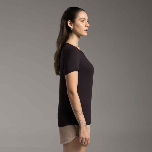 Tech T-Shirt Modal Feminina - Preto