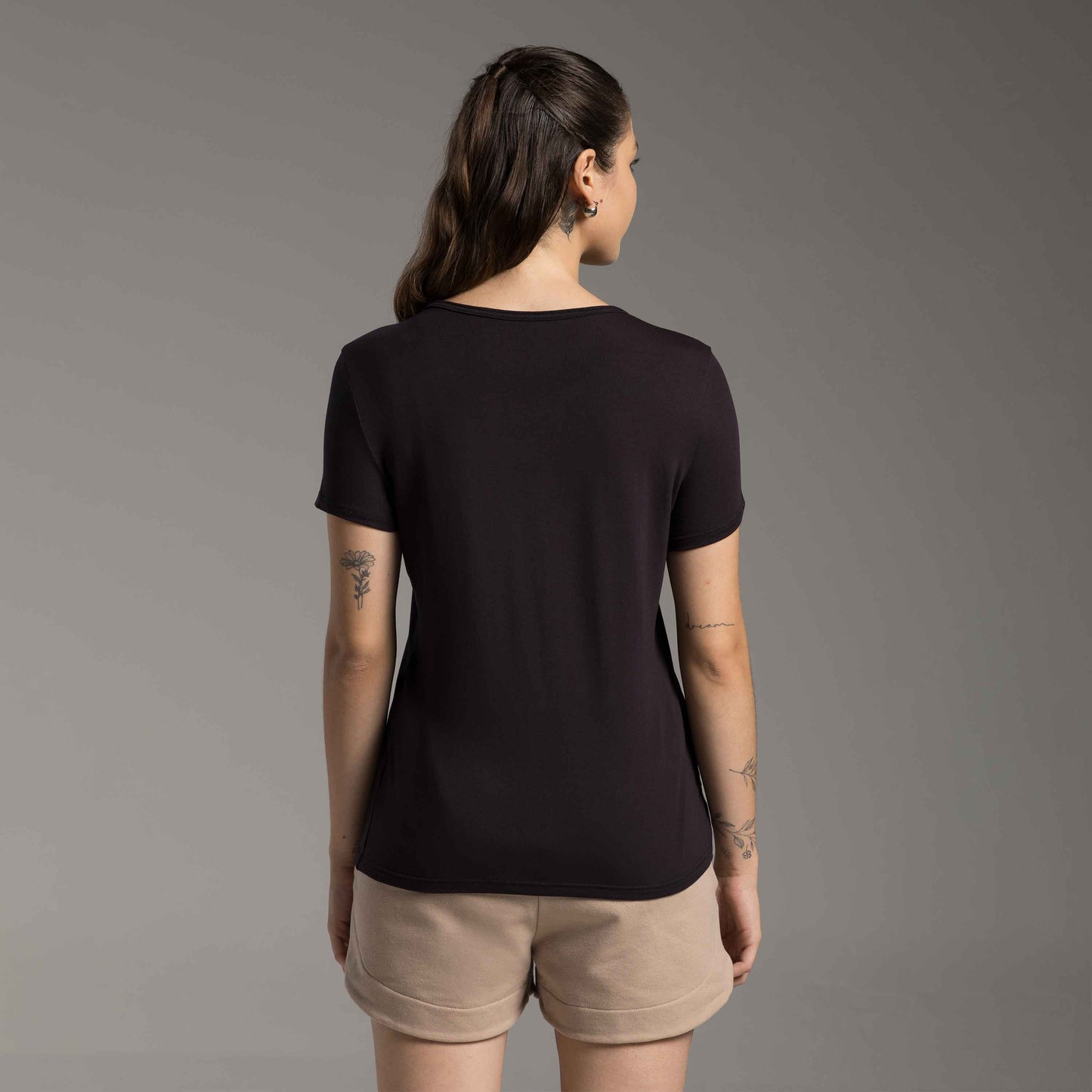 Tech T-Shirt Modal Feminina - Preto
