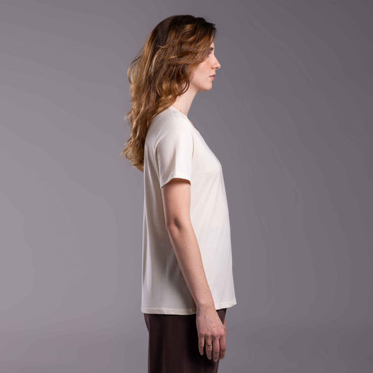 Tech T-Shirt NoLiquid Feminina - Natural