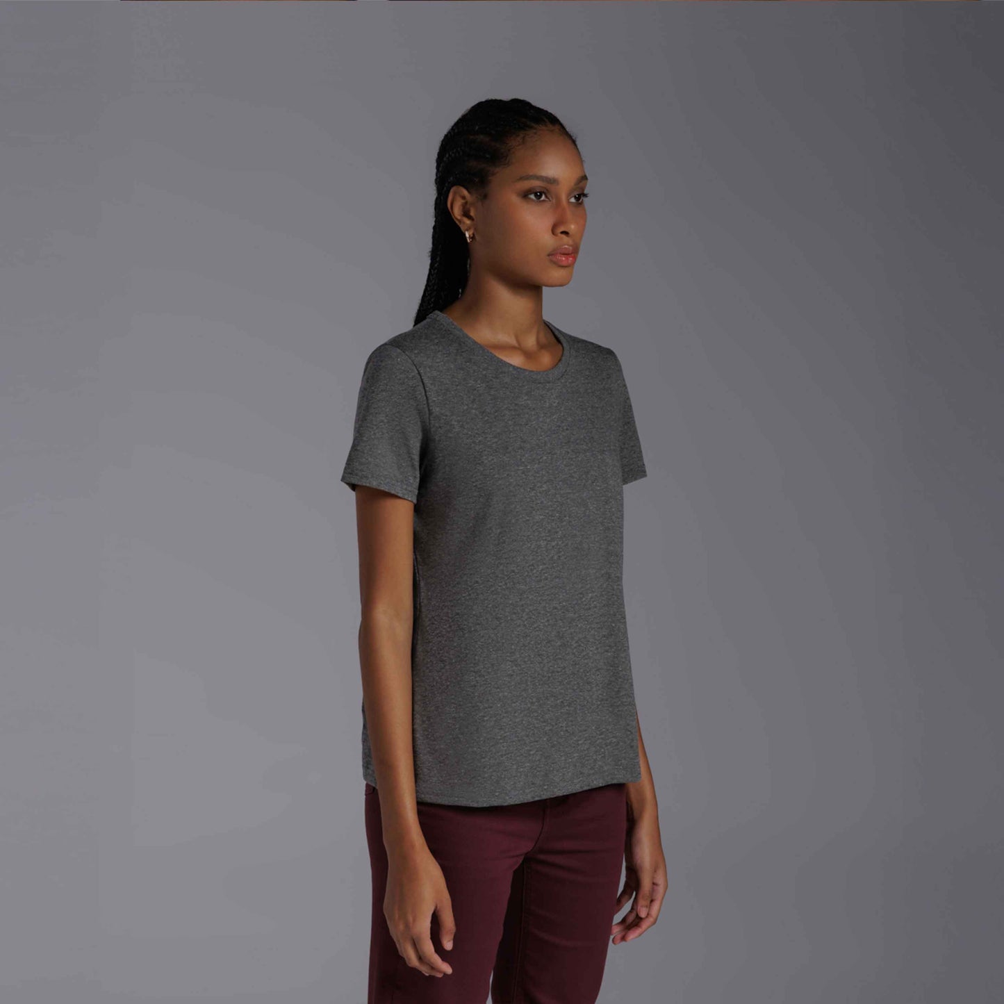 Tech T-Shirt NoLiquid Feminina - Mescla Escuro