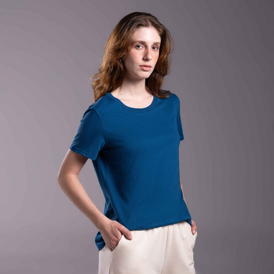 Tech T-Shirt NoLiquid Feminina - Azul Mediterrâneo