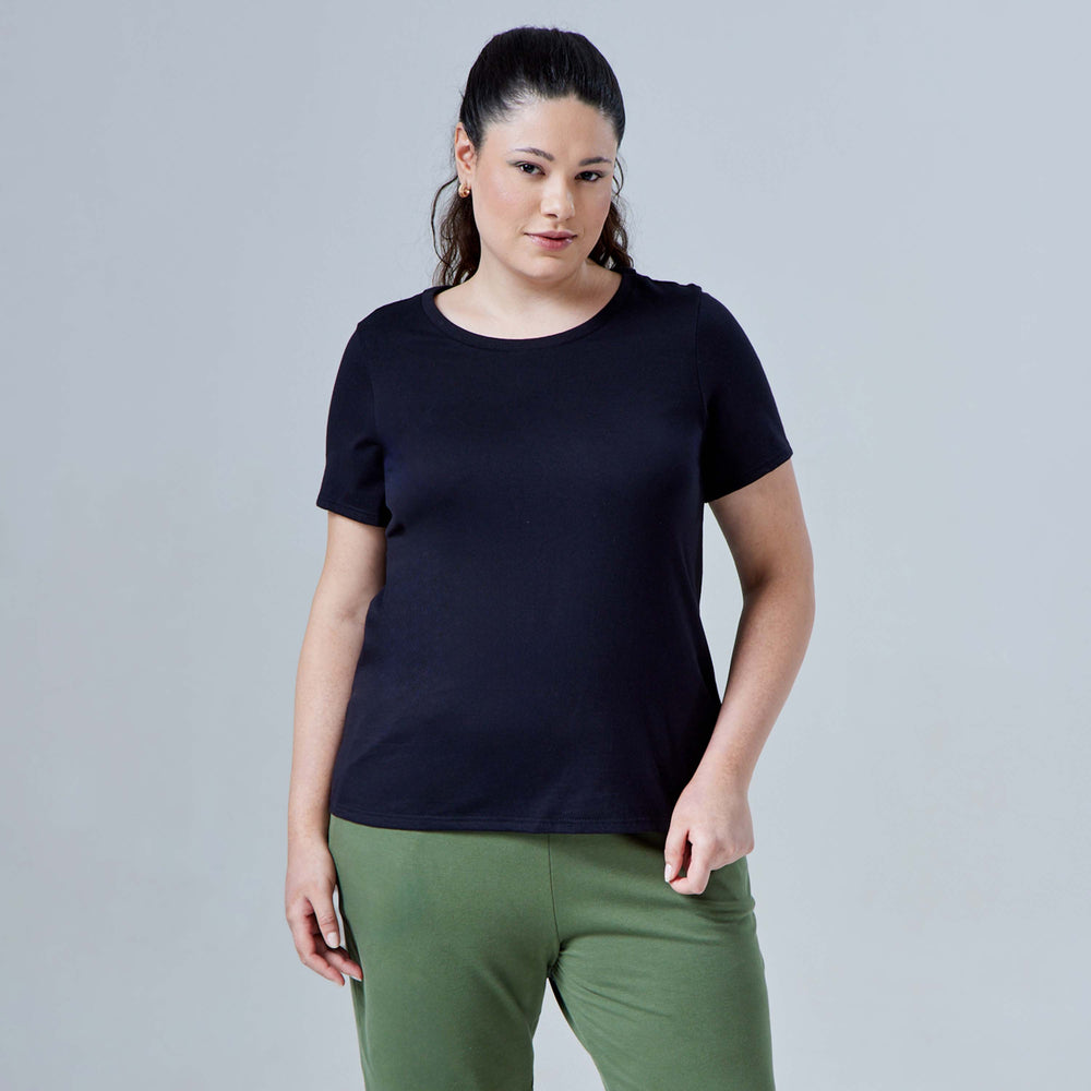 Tech T-Shirt Air Plus Feminina - Preto