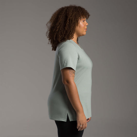 Tech T-Shirt Air Plus Feminina - Verde Chá