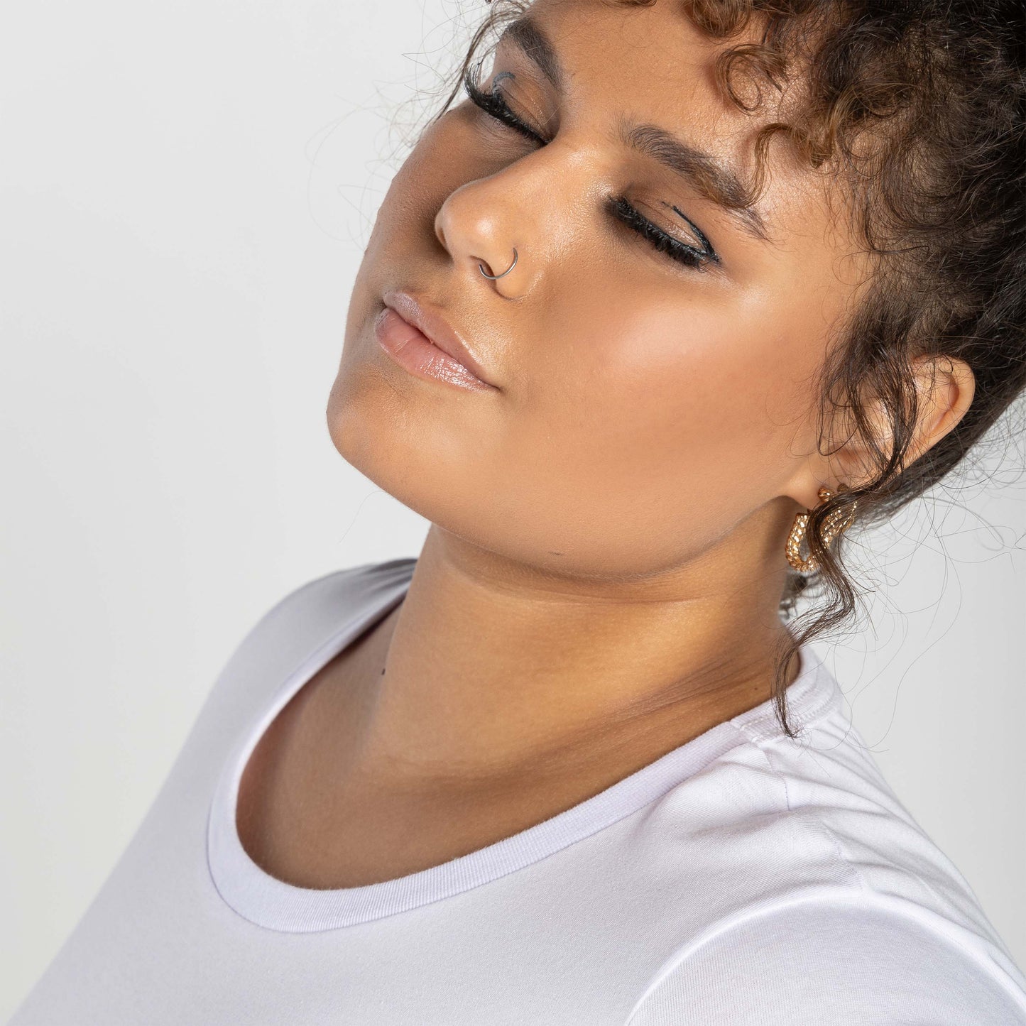 Tech T-shirt Impermeável Plus Feminina - Branco