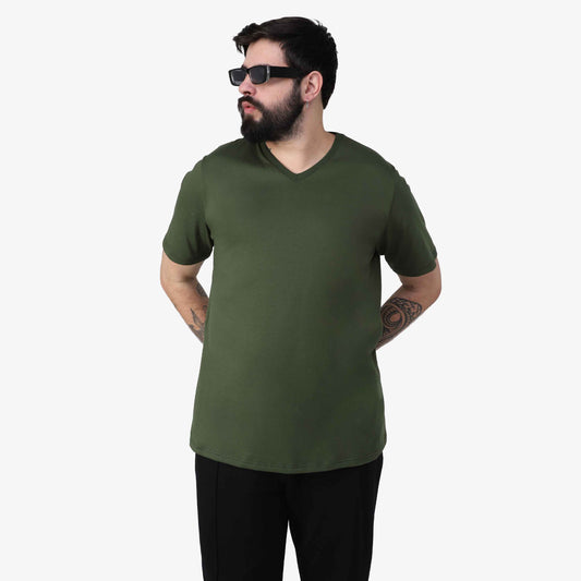 Tech T-Shirt Anti Odor Gola V Plus Masculina - Verde Selva