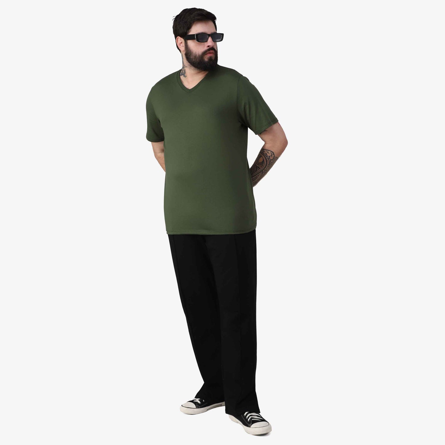 Tech T-Shirt Anti Odor Gola V Plus Masculina - Verde Selva