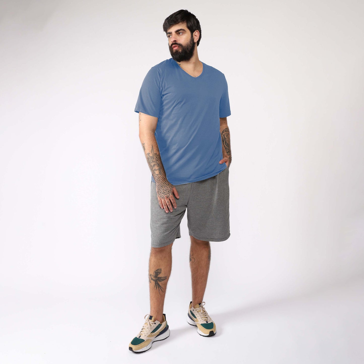 Tech T-shirt NoLiquid Plus Masculina - Azul Aviador