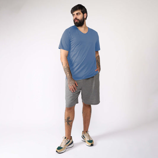 Tech T-shirt NoLiquid Plus Masculina - Azul Aviador