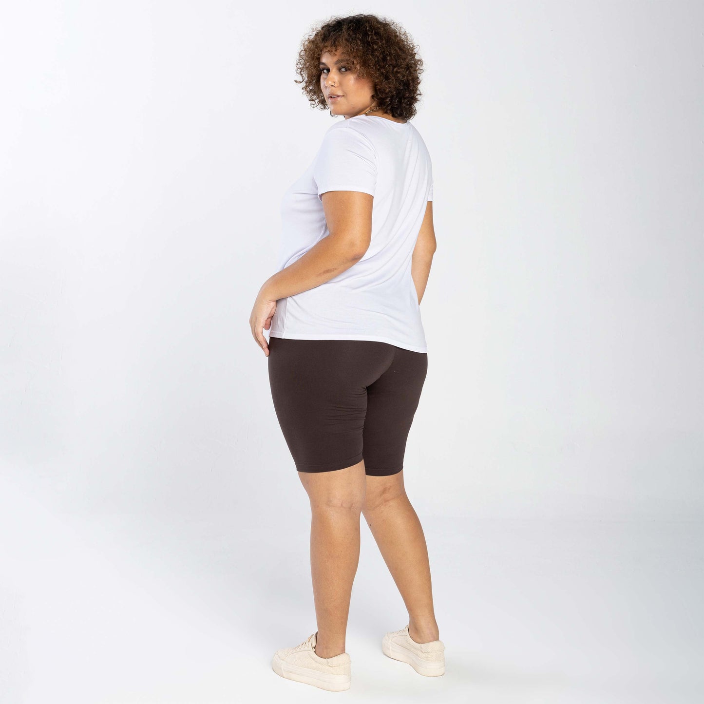 Tech T-Shirt Modal Gola V Plus Feminina - Branco