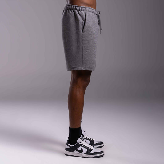 Bermuda Moletom Tech NoLiquid Masculina - Mescla Escuro