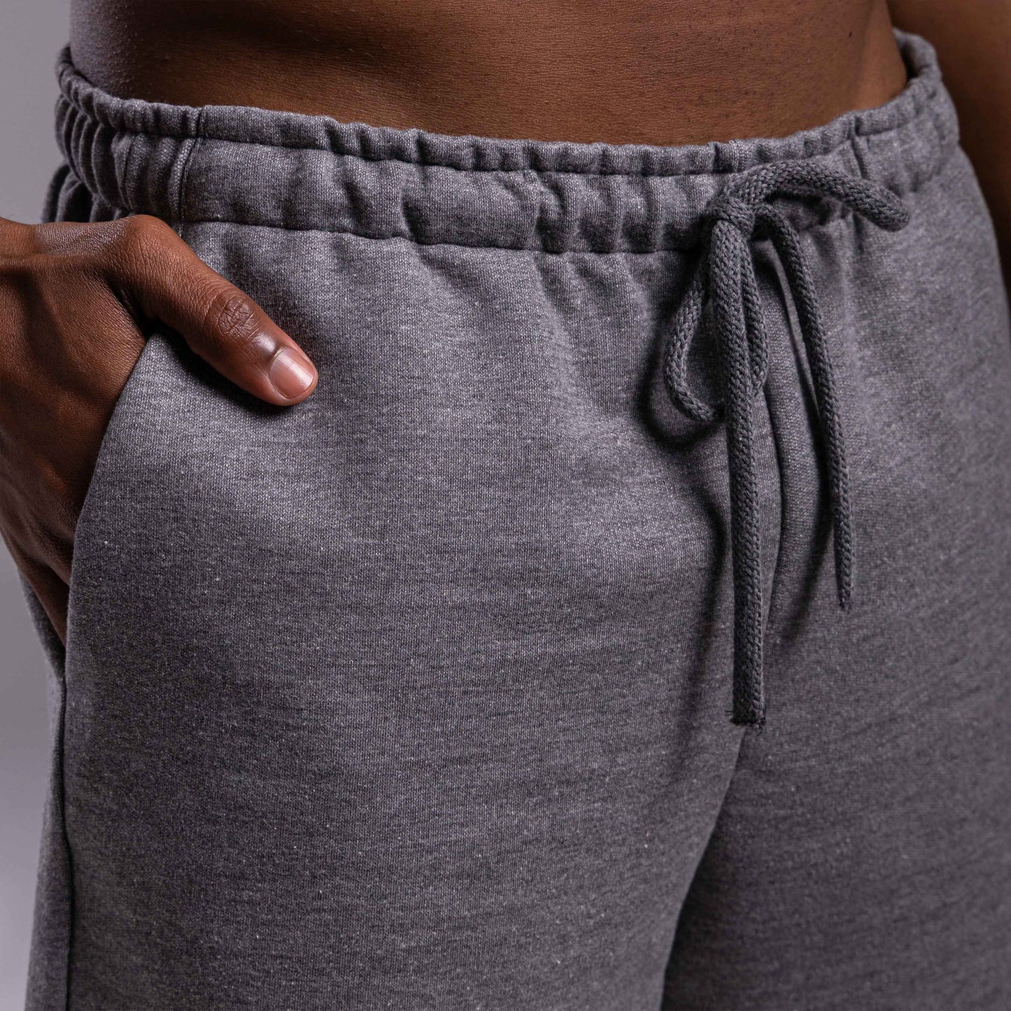 Bermuda Moletom Tech NoLiquid Masculina - Mescla Escuro