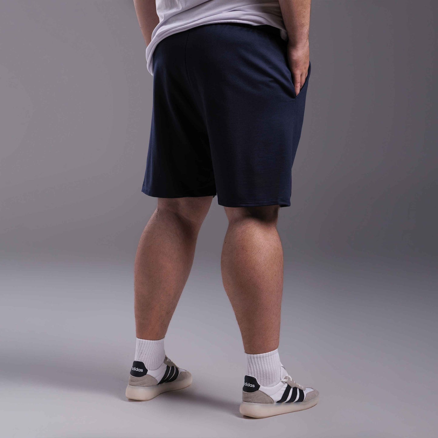 Bermuda Moletom Tech NoLiquid Plus Masculina - Azul Marinho