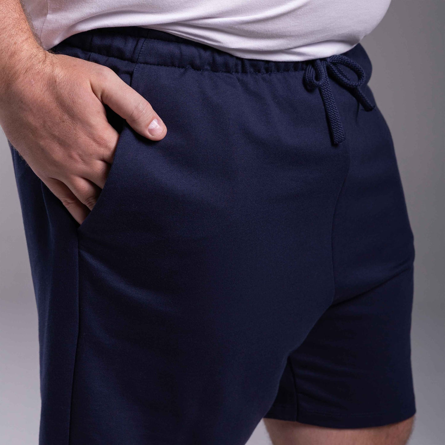 Bermuda Moletom Tech NoLiquid Plus Masculina - Azul Marinho