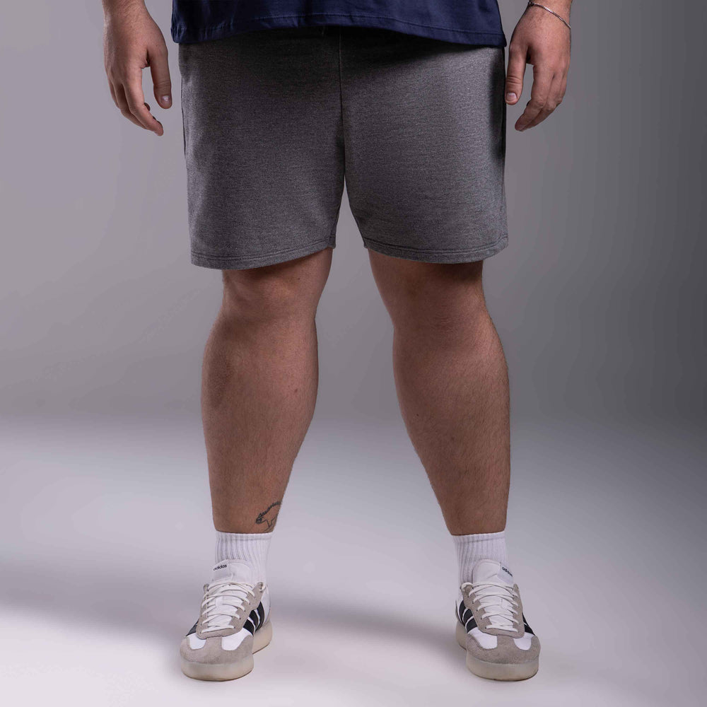 Bermuda Moletom Tech NoLiquid Plus Masculina - Mescla Escuro