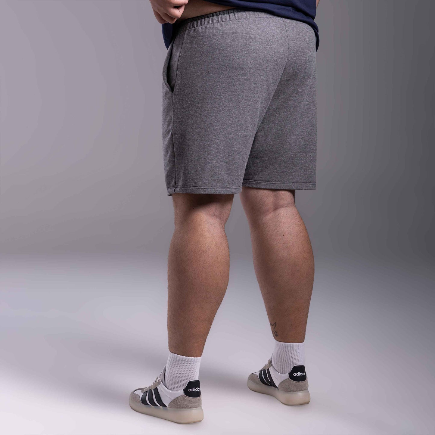 Bermuda Moletom Tech NoLiquid Plus Masculina - Mescla Escuro