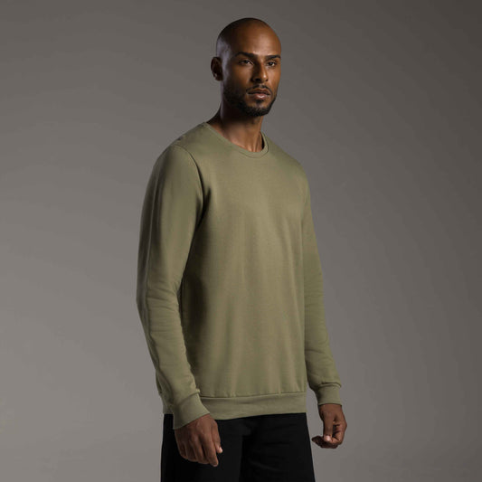 Blusão Tech NoLiquid Moletom Flanelado - Verde Militar