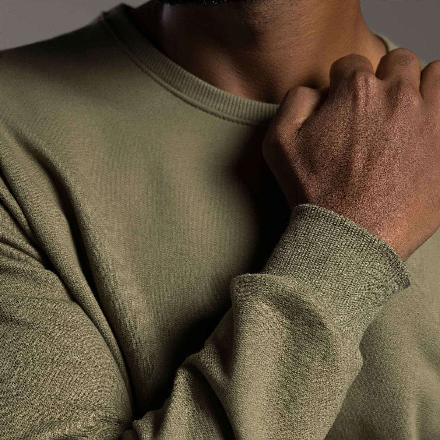 Blusão Tech NoLiquid Moletom Flanelado - Verde Militar
