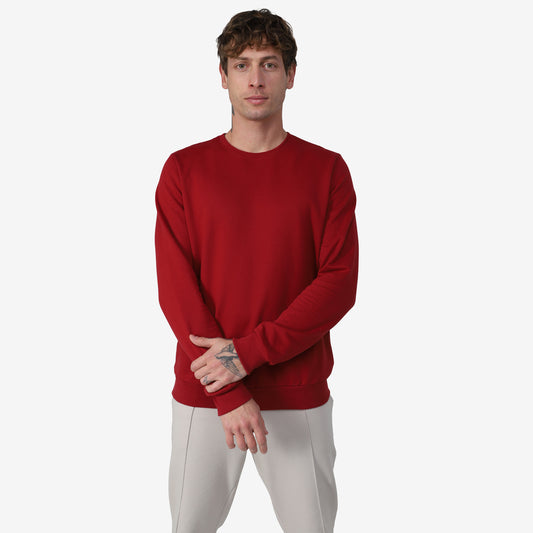 Blusão Tech NoLiquid Moletom Flanelado - Vermelho Escarlate