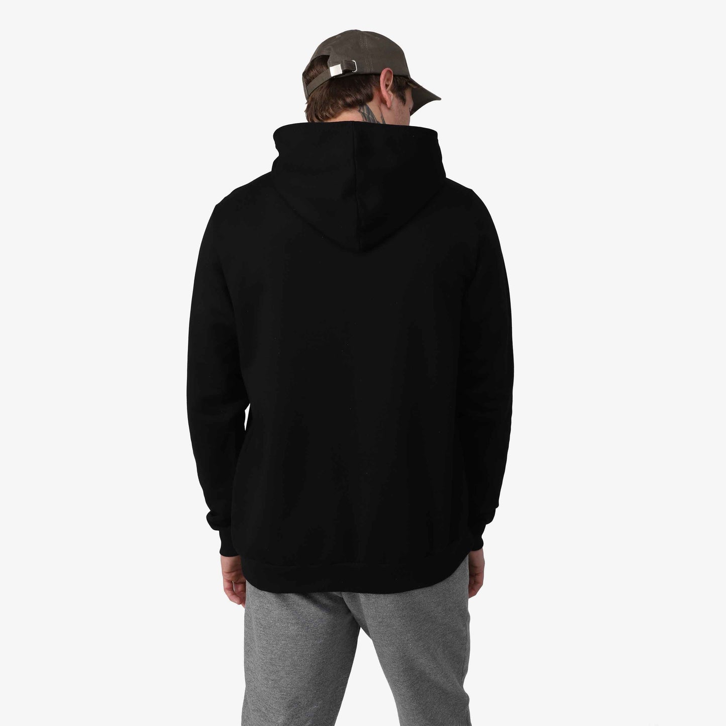 Blusão Tech NoLiquid Moletom Flanelado Capuz - Preto